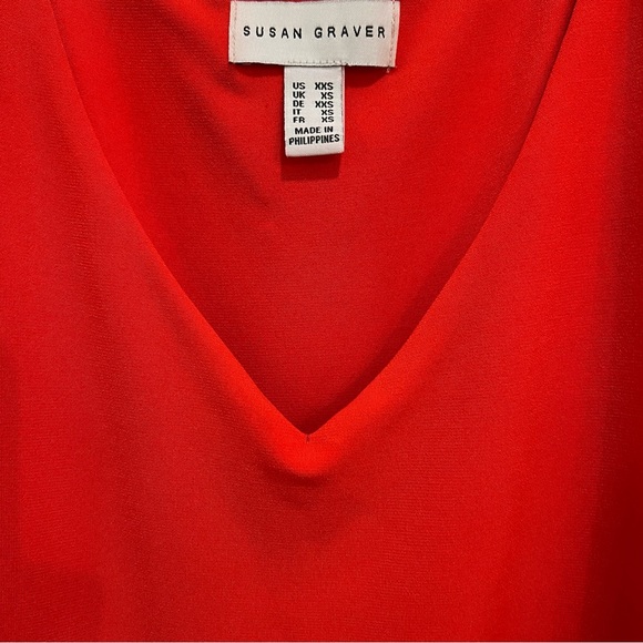 Susan Graver Regular Liquid Knit Sleeveless Tiered Asymmetrical Hem Dress - Picture 10 of 17